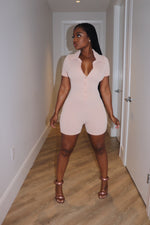 Nude cottonelle Romper
