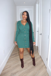 Hunter Cable mini dress