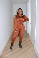 Chocolate Brown pant set