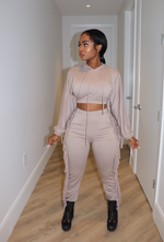 Nude Fringe Jogger l