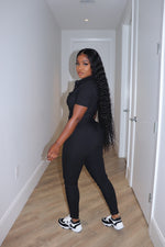 Black Util Jumpsuit