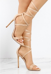 Nudist stappy heel