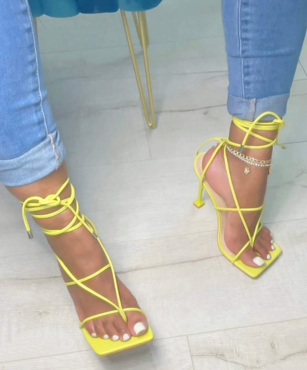 Lime beauty sandal
